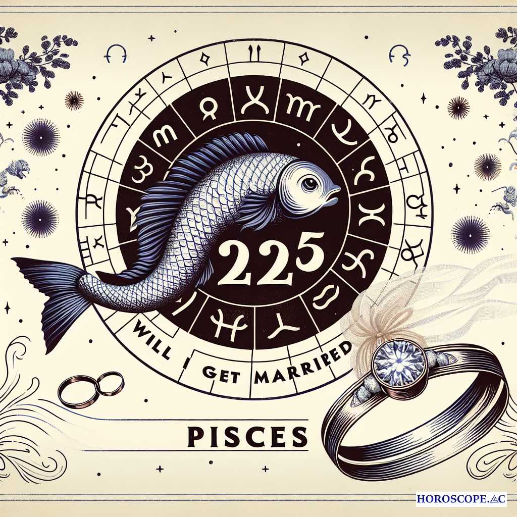 2025 Horoscope for Pisces Will I Get Married in 2025?